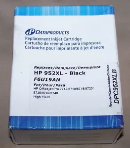 Cartucho de impresora de tinta DataProducts HP 952XL negro de alto rendimiento repuesto NUEVO - Imagen 1 de 4