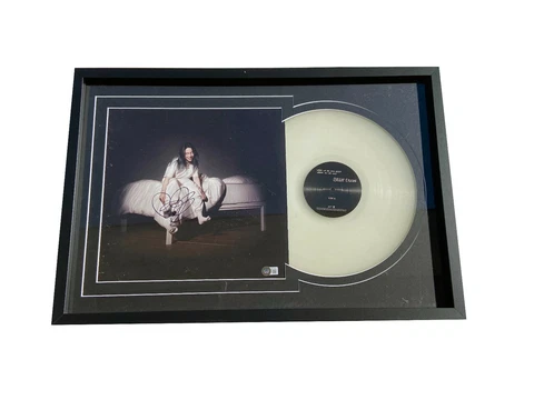 BILLIE EILISH SIGNED FRAMED WHEN WE FALL ASLEEP VINYL LP AUTO BECKETT BAS Cover