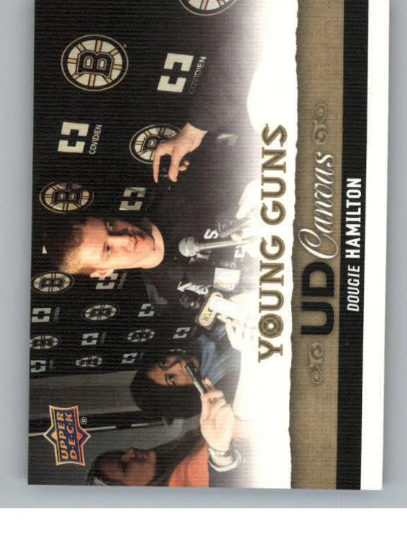 2013-14 Upper Deck Canvas #C92 Dougie Hamilton Young Guns (ref 143302) - Image 1 of 2