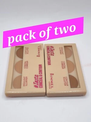 Rimmel London Insta Conceal & Contour, 8.4g, 020 Medium(Pack of 2)B60/C.IJ/D.IE - Image 1 of 4