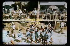 Okinawa, Japan, Matsuri Festival in mid 1950's, Kodachrome Slide k16b