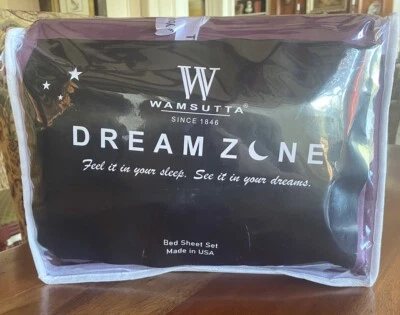 WAMSUTTA DREAM ZONE KING SHEET SET  MAUVE/PURPLE 1000 TC? - Image 1 of 3