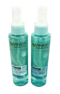 2 Garnier Skin Active Hydrating Facial Mist Aloe Juice Vegan Formula 4.4oz  - Picture 1 of 2