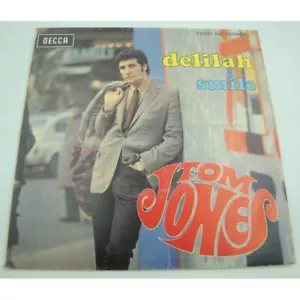 Tom Jones - delilah/smile SP 7" 1968 Decca - Imagen 1 de 3