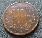 Monnaie Italie 10 Centesimi 1866 H KM#11   [Mc3582]