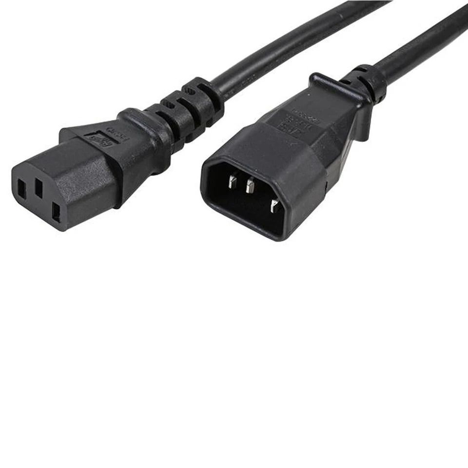 5m Long IEC Kettle Lead Power Cable 3 Pin UK Plug PC Monitor C13 Cord