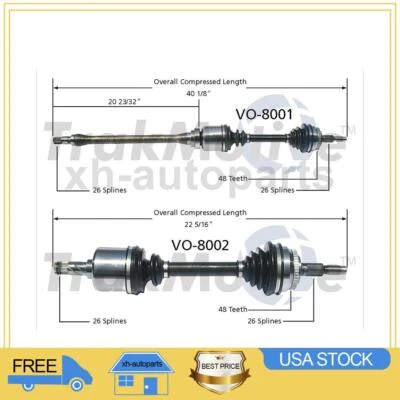 Se adapta a Volvo 850 1993~1997 2X eje delantero TrakMotive CV Foto 1 de 3