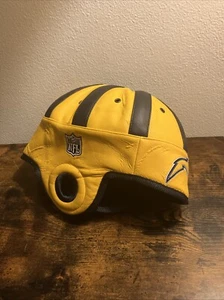 San Diego Chargers Helmet Hat NFL Football Faux Leather Rare Vintage Style - Picture 1 of 8