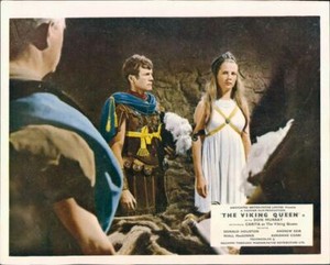 THE VIKING QUEEN HAMMER HORROR ORIGINAL BRITISH  LOBBY CARD CARITA DON MURRAY