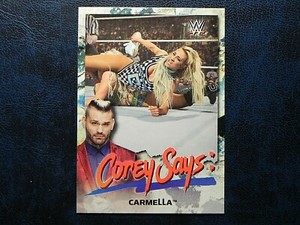 2019 Topps WWE Smackdown Live Corey Says CG-4 Carmella