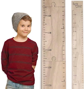 1 Set Height Ruler Wooden Ruler,Height Chart, Wooden Growth Chart for Wall,Perfe - Picture 1 of 7