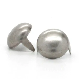 Antique Nickel Brass Round Spot 1/2" Dia. Nail Head 100 pk. NH0204A-21 - Picture 1 of 1