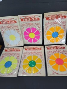 Vintage 7" Flower Power Hippie Stickers - Picture 1 of 5