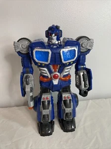 Robot Hap-P-Kid Blue Lights/Sound Action Figure 14 Inches Tall- Free Shipping - Picture 1 of 7