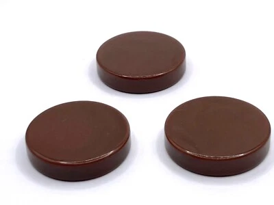 Backgammon Repuesto Baquelita Chip Marrón/Marfil/Crema 1.15" x 0.33" Grueso Foto 1 de 4