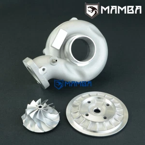 For SUBARU STI IHI RHF55 VF52 18G 68mm Upgrade Turbo Cover & Wheel + Seal Plate - Picture 1 of 4