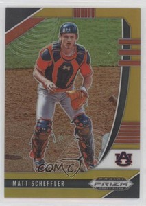 2020 Panini Prizm Draft Picks Gold Prizm /10 Matt Scheffler #PDP105