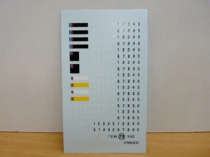 JUEGO CALCOMANÍAS PLACA MATRÍCULA GENDARMERÍA 1/43 Transferencia - Imagen 1 de 1