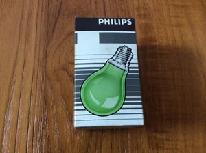 Lampada lampadina Incandescenza Colorata PHILIPS VERDE 60W E27 a goccia - Foto 1 di 5