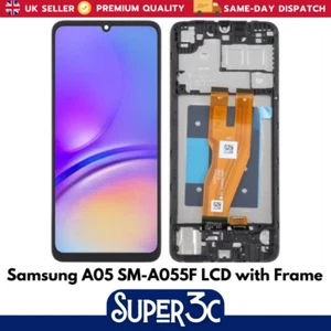 For Samsung Galaxy A05 SM-A055F Replacement LCD Screen DIgitizer With Frame -UK - Picture 1 of 1