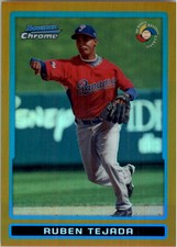 2009 Bowman Chrome WBC Prospects Gold Refractors #BCW40 Ruben Tejada /50