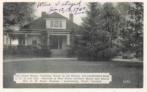 NC-Laurinburg, Carolina del Norte The Guest House años 30 A47 - Imagen 1 de 2