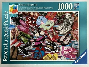 Ravensburger Shoe Heaven No 6 1000 Piece Puzzle - Counted 1 PIECE MISSING - Picture 1 of 6