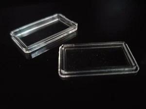 20PCS Acrylic Storage Holder Capsule Case for US Gold Silver Coin Bar 30x50x3mm - Picture 1 of 2