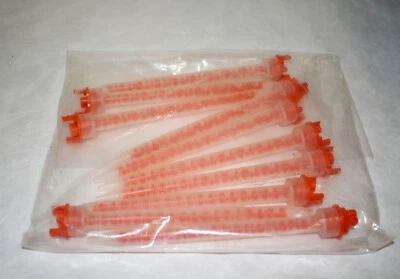 10 (diez) boquillas de puntas mezcladoras adhesivas Mixpac 7 1/2" L NUEVO Foto 1 de 4