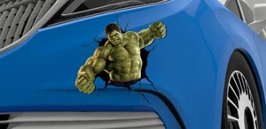 3Pcs Green Hulk 30cm Decal Car Window Sticker Marvel Vinyl SUV CAR Window Decal - Picture 1 of 6