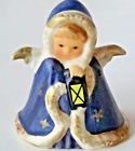 Goebel Christmas Angel In Blue With Lantern Brand New Rarity