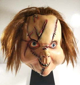 Don Post Studios Childs Play Chucky Full Head Latex Mask Vintage Halloween 2001 - Picture 1 of 9