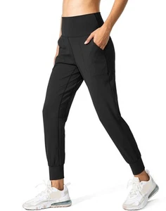 Women's Joggers High Waisted Yoga Pants with Pockets Loose Leggings for Women... - Picture 1 of 5
