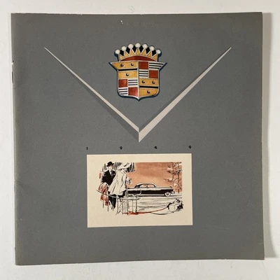 Cadillac 1949 original folleto de ventas de automóviles vintage GM auténtico Foto 1 de 4