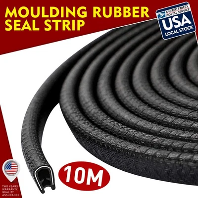 32ft Rubber Seal Trim Weather Strip Door U-Lock For 2005-2019 Hyundai Tucson - Image 1 of 4