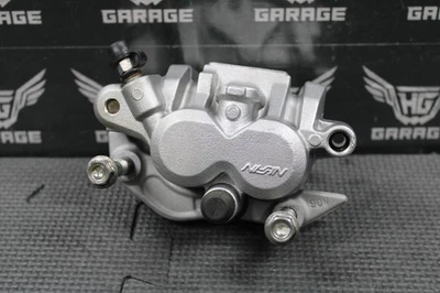 2010 HONDA CRF250R OEM NISSIN FRONT BRAKE CALIPER & BRACKET 45150-MEN-006 GOOD! - Image 1 of 4