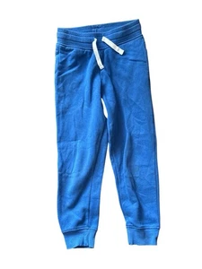 CB01# H&M Boy’s Blue Elasticated Waisted Pockets Drawstring Joggers 7-8 Years - Picture 1 of 11