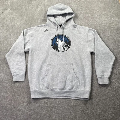 Minnesota Timberwolves Antigua TOWNS 32 NBA Hoodies Adidas Women's Size L Gray - Image 1 of 4