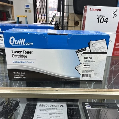 New! Quill laser toner cartridge replaces canon 3500b001aa Black - Image 1 of 2