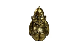 "Biriken" Glücksglück Japanischer Glücksgott aus Messing Gold kleine Größe - Bild 1 von 9