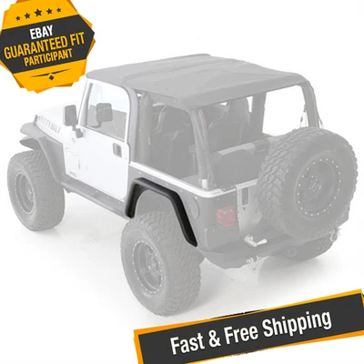 Smittybilt 76875 3" Bolt on Flares for Corner Guards for 97-06 Jeep Wrangler TJ Foto 1 de 4