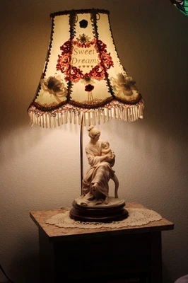 Giuseppe Armani Mother & Child "Sweet Dreams" Large Working Lamp--Signed! - Image 1 of 4