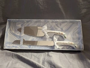 1990s Treasure Masters "50th Anniversary" Cake Knife & Serving Set - NEW IN PKG - Picture 1 of 8