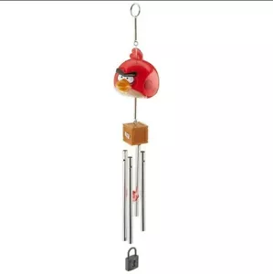 Angry Birds Wind Chime RED Bird TNT lock New with Tag Rovio Exhart - Picture 1 of 2