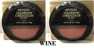 2 Revlon Colorstay Cheekcolor Oil Free Full Size - Color Stay Blush - Wine - Image 1 of 2