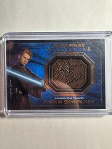 K298,527- 2016 Topps Star Wars Masterwork Medallion Relics #NNO Anakin Skywalker - Picture 1 of 1