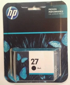 Nuevo Cartucho de Tinta Negro Original HP 27 C8727AN - Caja Sellada - FEBRERO 2014 Exp - Imagen 1 de 7
