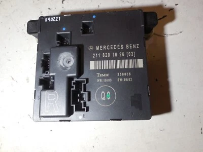 Rear Right Door Control Module 2118201626 03-09 Mercedes Benz W211 E350 E500 - Image 1 of 4