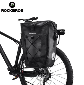 RockBros Waterproof MTB Bike Bag 27L Travel Cycling Bag  Bicycle Rear Pannier - Picture 1 of 19