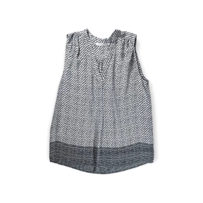 Blusa Anthropology violeta + estampado geométrico Claire Foto 1 de 4